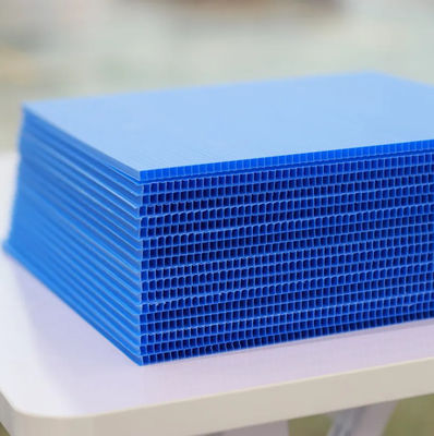 印のための青いコルフルートシート3mm 4mm波形のプラスチック板