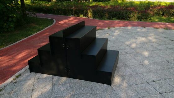 ポリプロピレンの花の展示の立場のコルフルート 3のステップ花の表示装置
