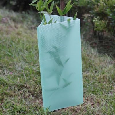 2mmは3mmプラスチック木の監視反紫外線プラスチック木の幹の保護装置を波形を付けた