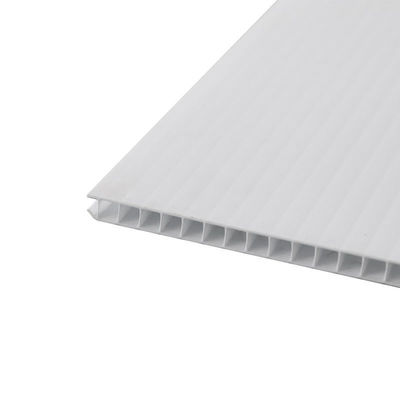 12mm波形のTwinwallプラスチック シートのポリプロピレンのブランクコロプラスト